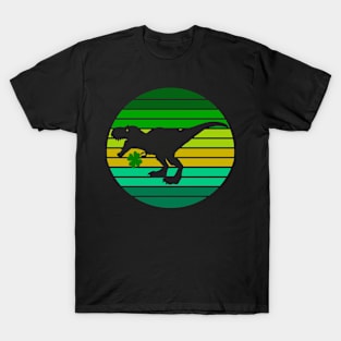 St Patrick's Day T-Rex T-Shirt